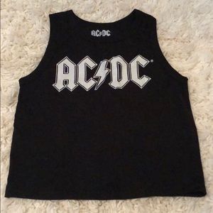 ACDC Crop Top